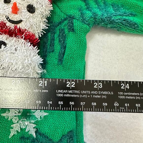 Ugly Christmas Sweater Kitty Cat LIGHTS UP Tacky Tinsel Xmas Party Winner Sz XL - Picture 4 of 5